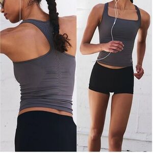 *NEW COLOR ALERT* Free People Good Karma Long Tank GUNMETAL Size : XS/S (2